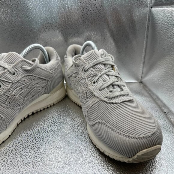 Size 9 Asics Gel Lyte 3‎ Womens Corduroy Oyster Grey Athletic Sneaker 1202A076 - Picture 5 of 12